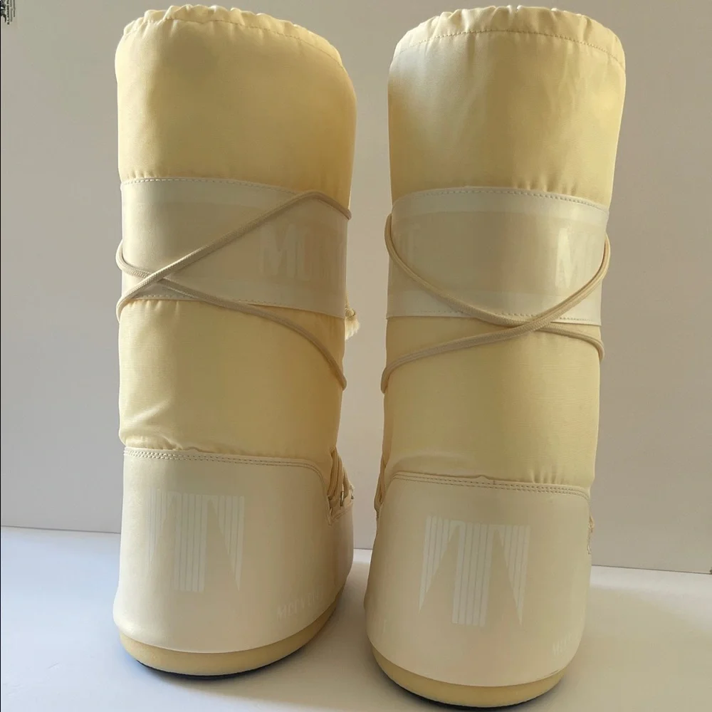 Moon Boot Nylon Boot In Cream - Picture 14 of 16